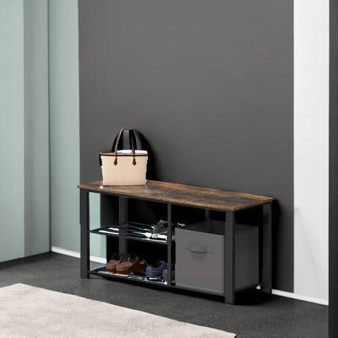 Simple Houseware entryway bench with storage enhances organization and seating.