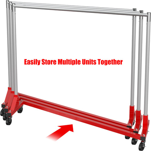 Simple Houseware garment rack with sturdy steel construction for lasting durability
