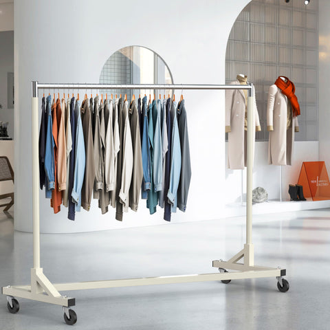 Simple Houseware heavy-duty hanging rod for bulky apparel