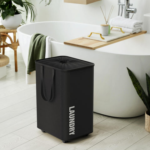 Simple Houseware 82L capacity matches large loads for families and busy days.
