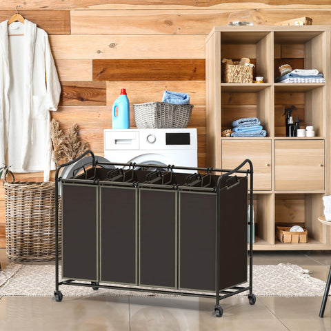 Simple Houseware bags: durable 11-gallon capacity for organized laundry.
