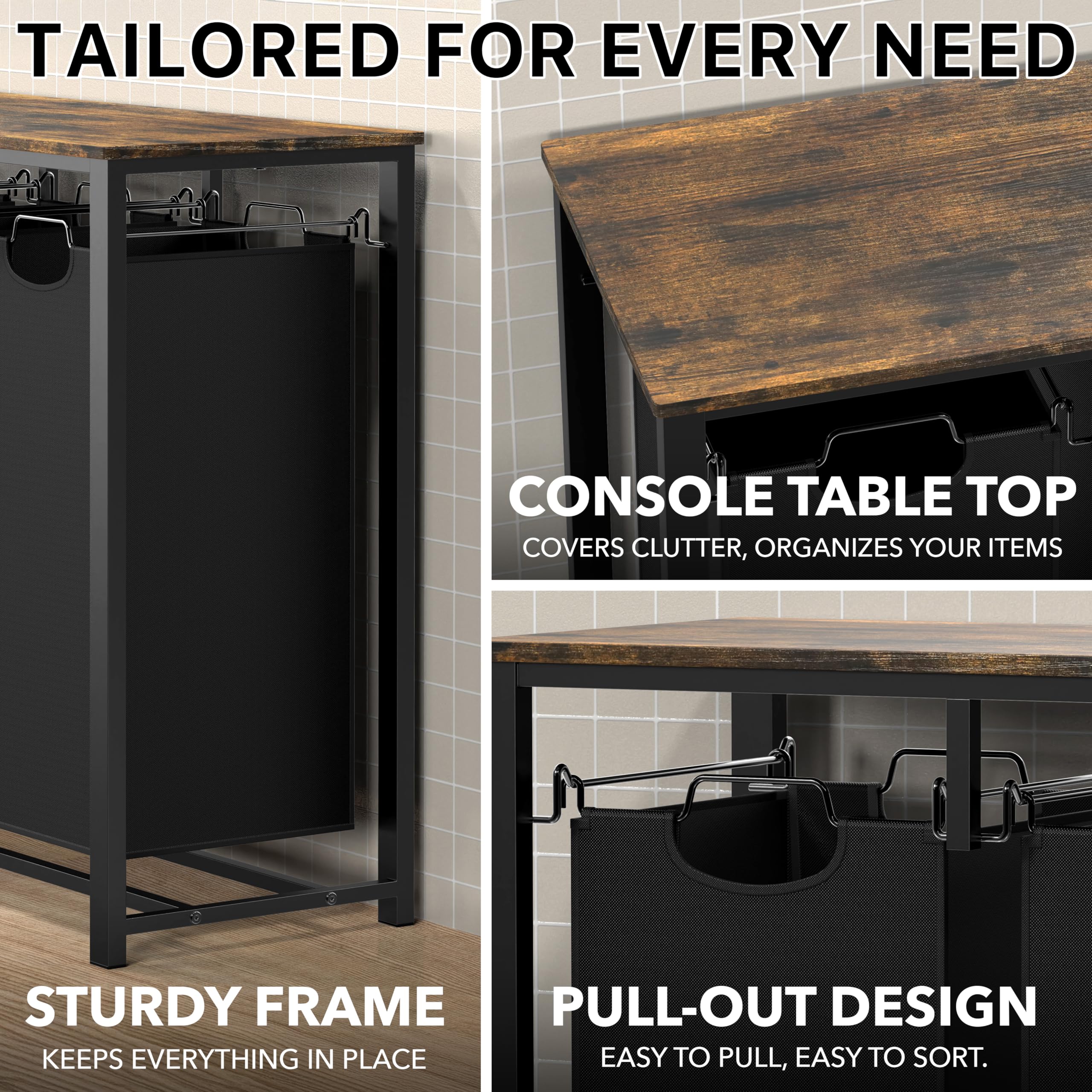 Industrial style adds modern rustic charm to bedrooms, bathrooms, or entryways.