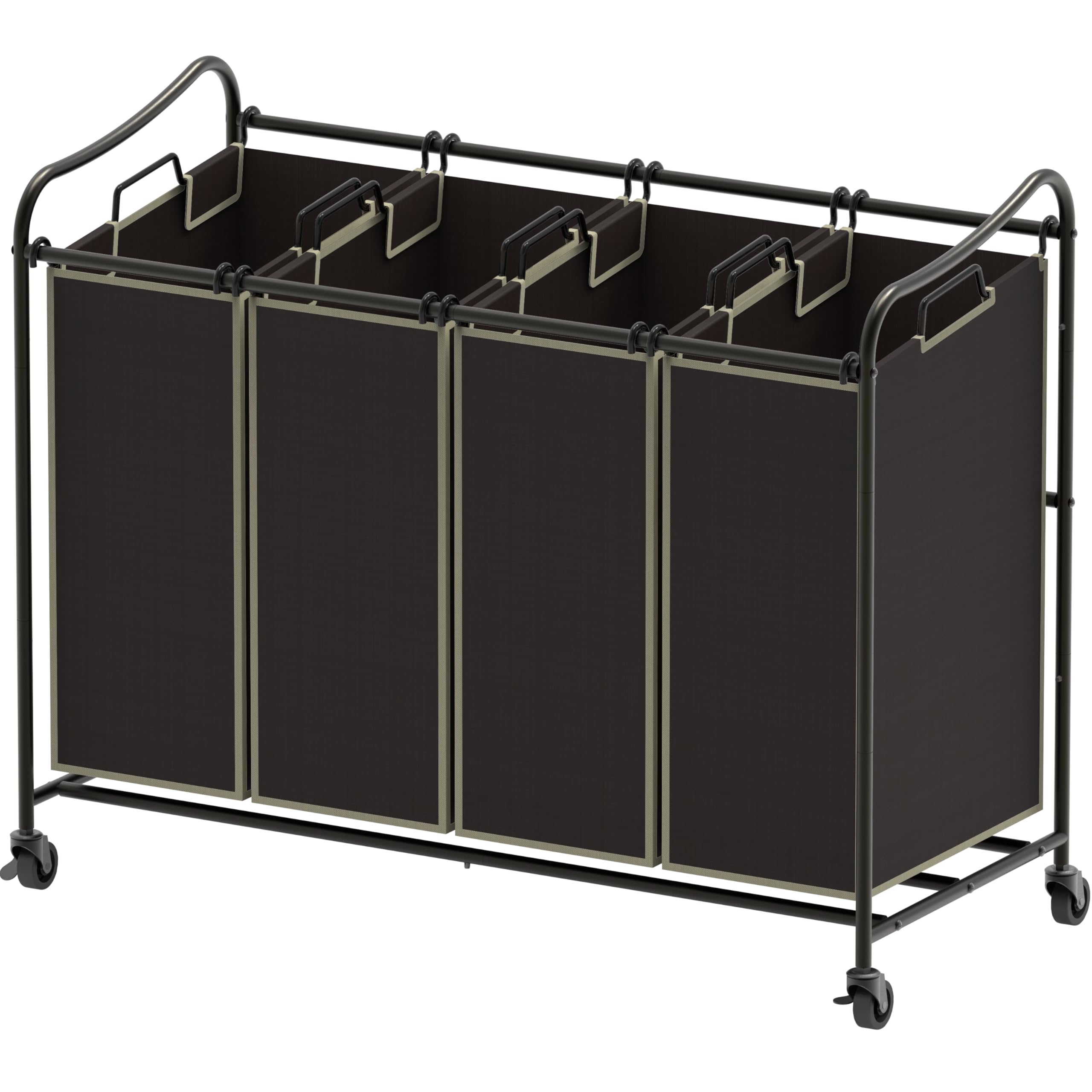 Simple Houseware frame: sturdy steel backbone for long-lasting laundry sorting.