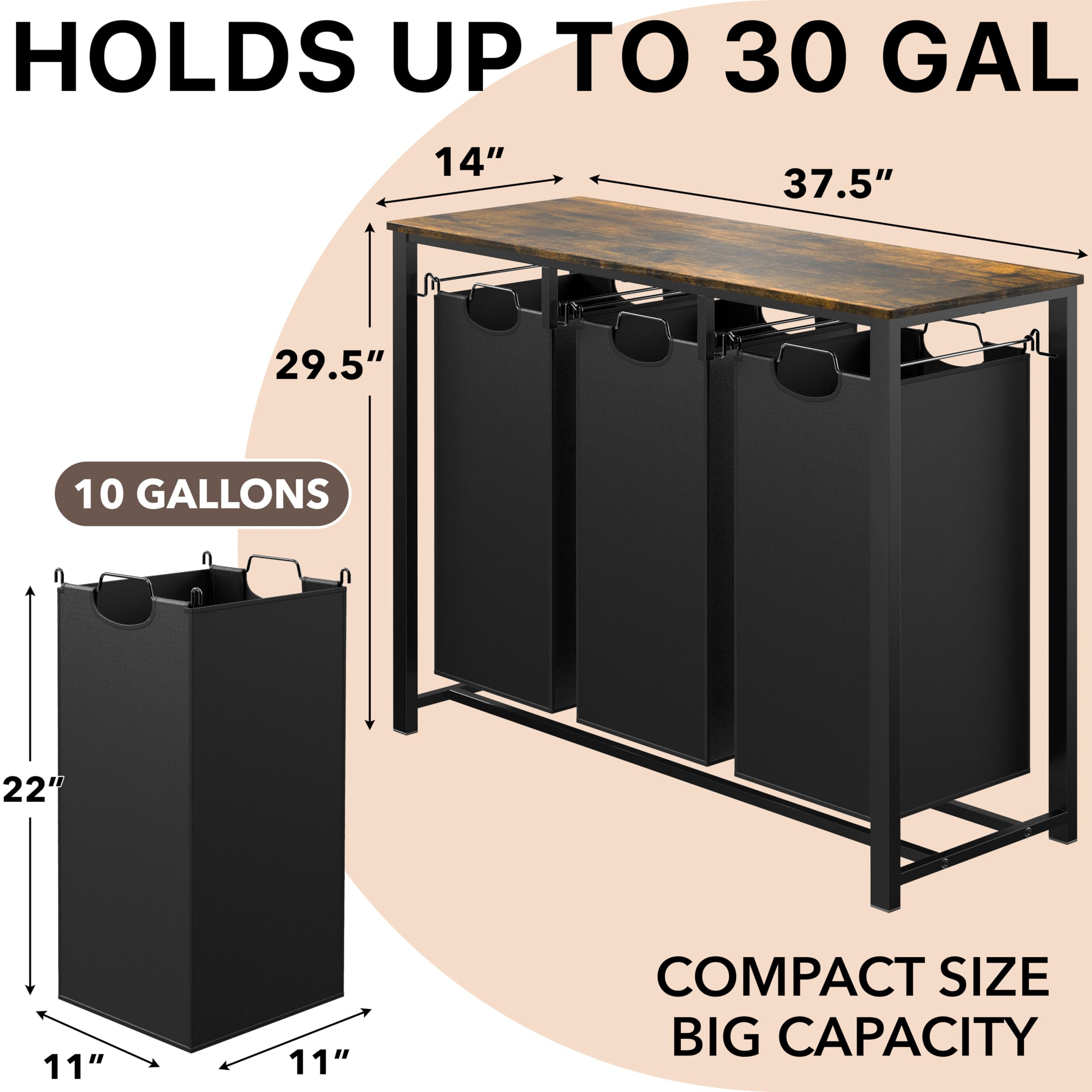 Durable metal frame supports stable laundry setup for busy households.