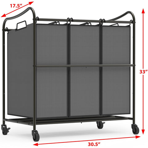 Simple Houseware removable bags enable easy sorting and transfer.