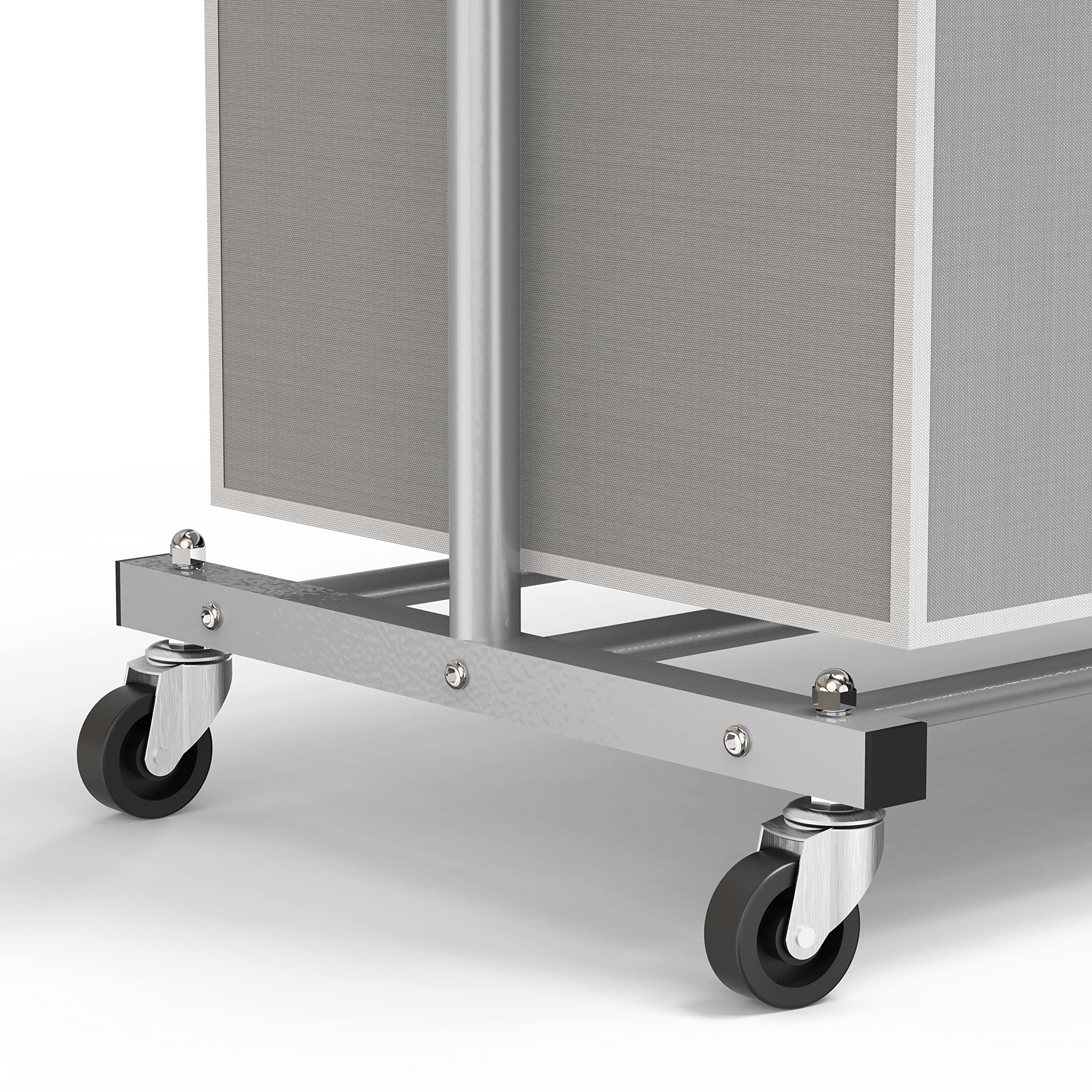 Simple Houseware modern silver frame fits dorms and apartments.