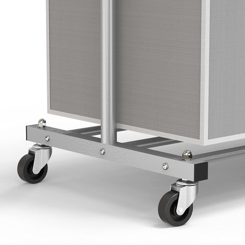 Simple Houseware modern silver frame fits dorms and apartments.