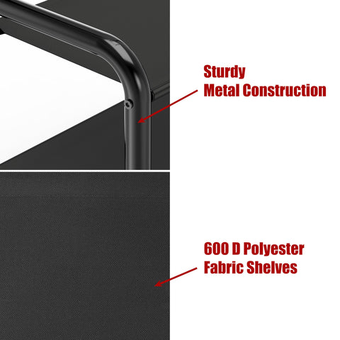 Simple Houseware eight removable hooks along a bar enable flexible organization.