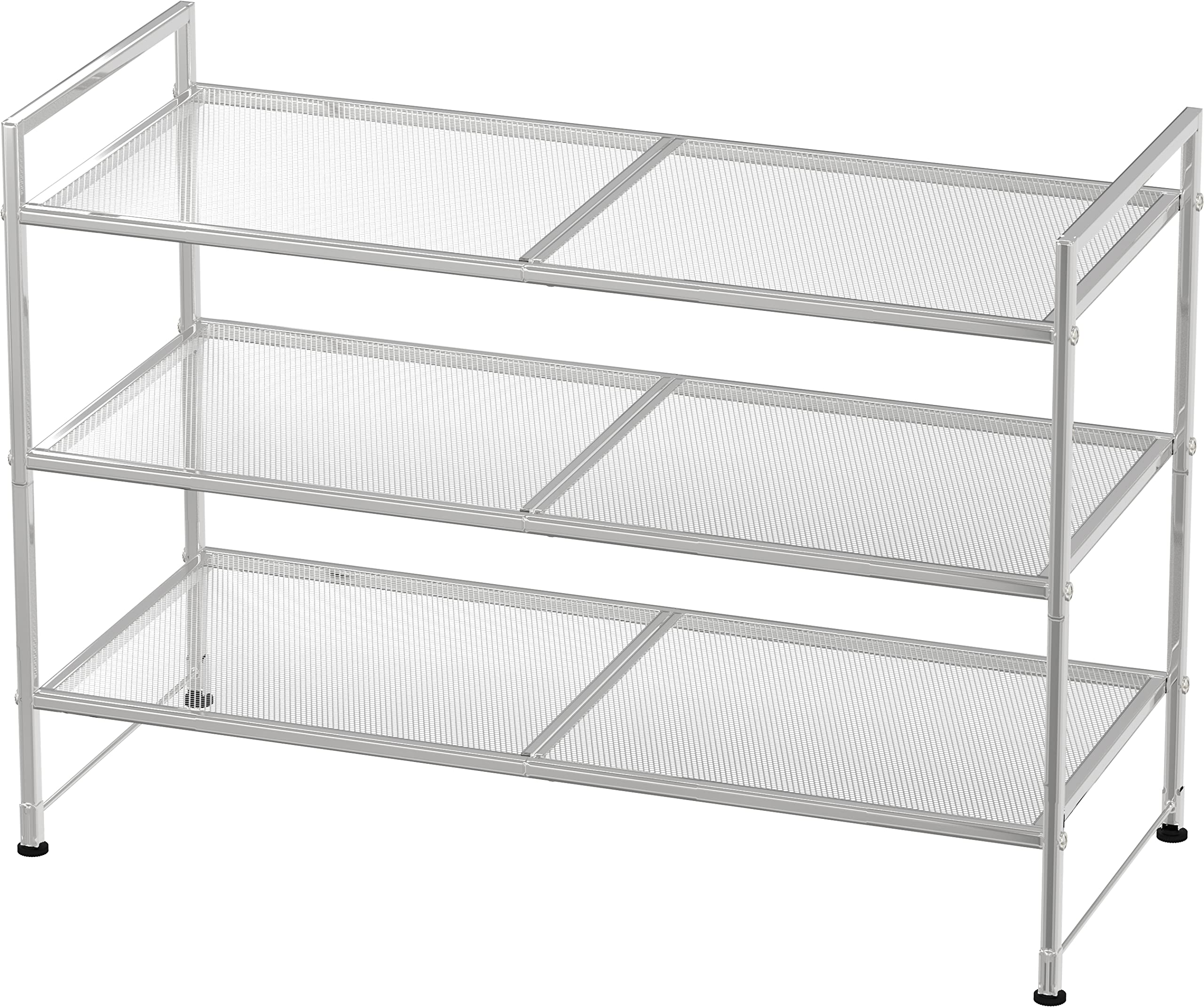  Simple Houseware silver finish complements modern entryways and closets