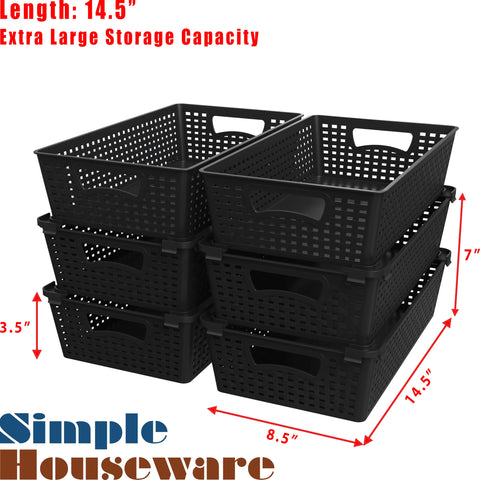 Simple Houseware basket organizer in fridge for clear visibility.