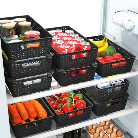 Simple Houseware basket organizer with toy storage keeps play area neat.