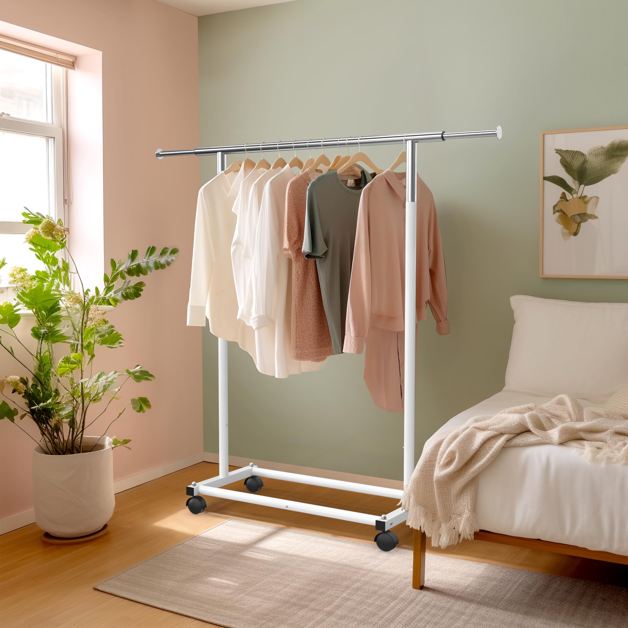 Simple Houseware dimensions 17d x 48w x 58h suitable for compact spaces.