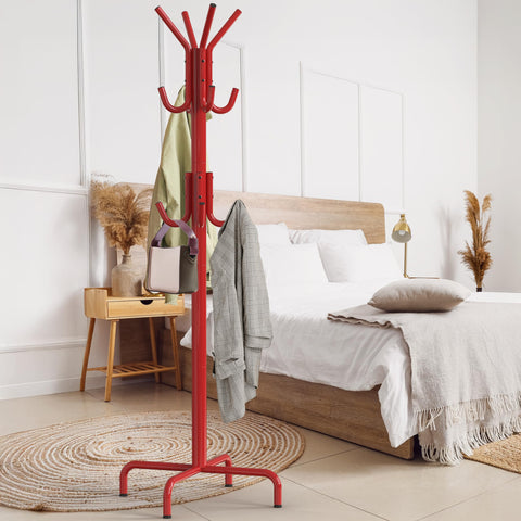 Simple Houseware rack includes adjustable glides to level on uneven floors.