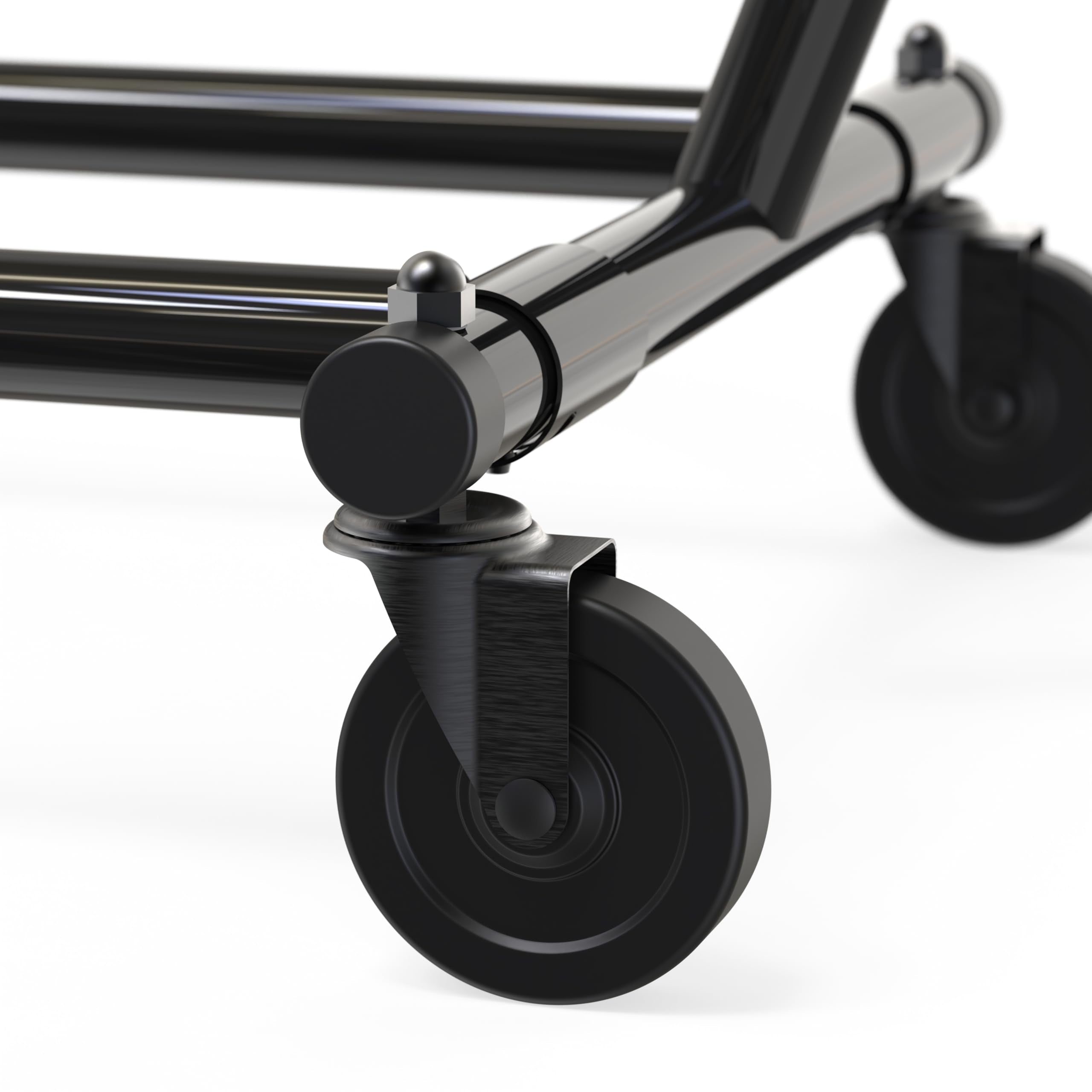 Simple Houseware Supreme garment rack with black finish for a modern look.