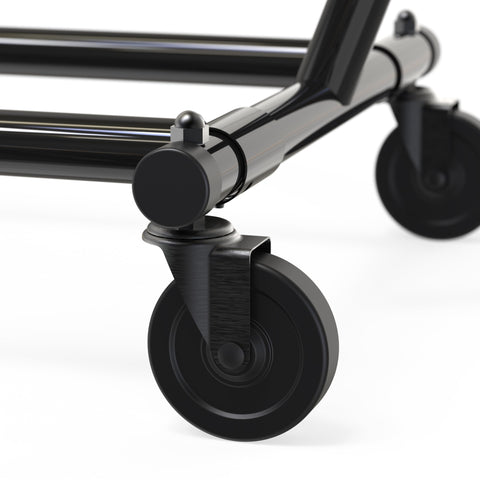 Simple Houseware Supreme garment rack with black finish for a modern look.