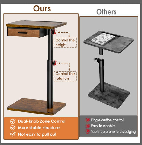 Simple Serenity bedside table ideal for bed and desk tasks