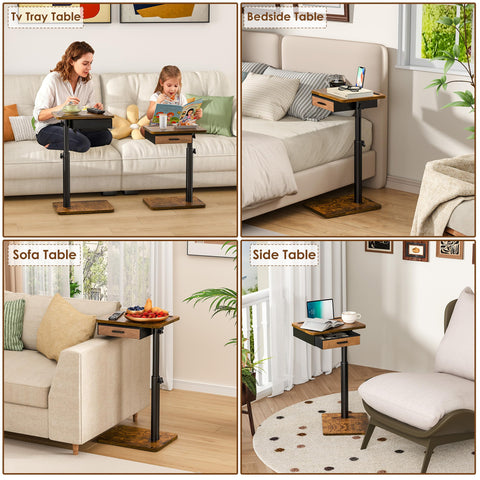 Simple Serenity compact couch table fits small spaces