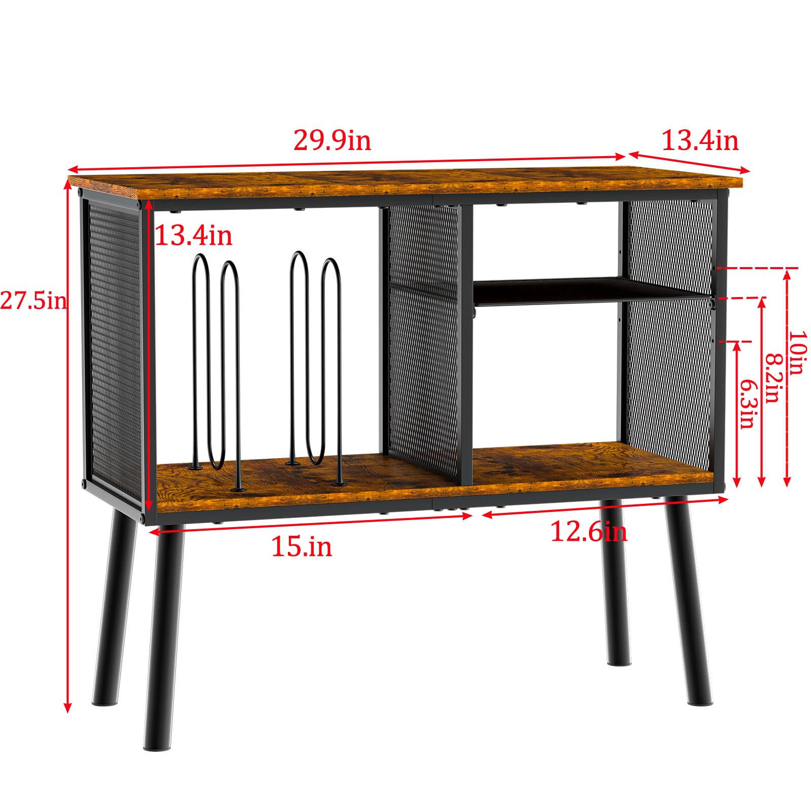 Simple Serenity vinyl-stand-multi-scene-use demonstrates versatile room placement