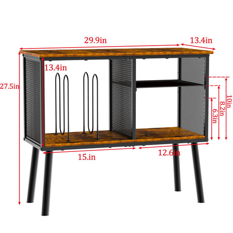 Simple Serenity vinyl-stand-multi-scene-use demonstrates versatile room placement