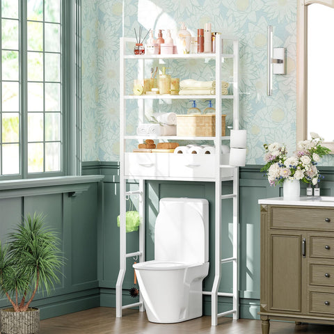 Simple Trending adjustable bottom shelf enables flexible height for tall bottles