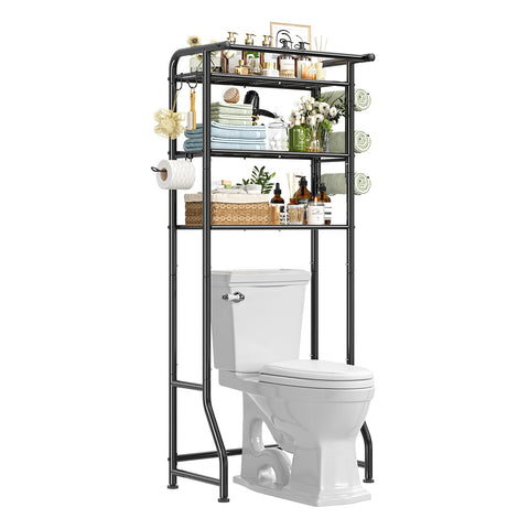 Simple Trending bathroom organization idea with compact cabinet.