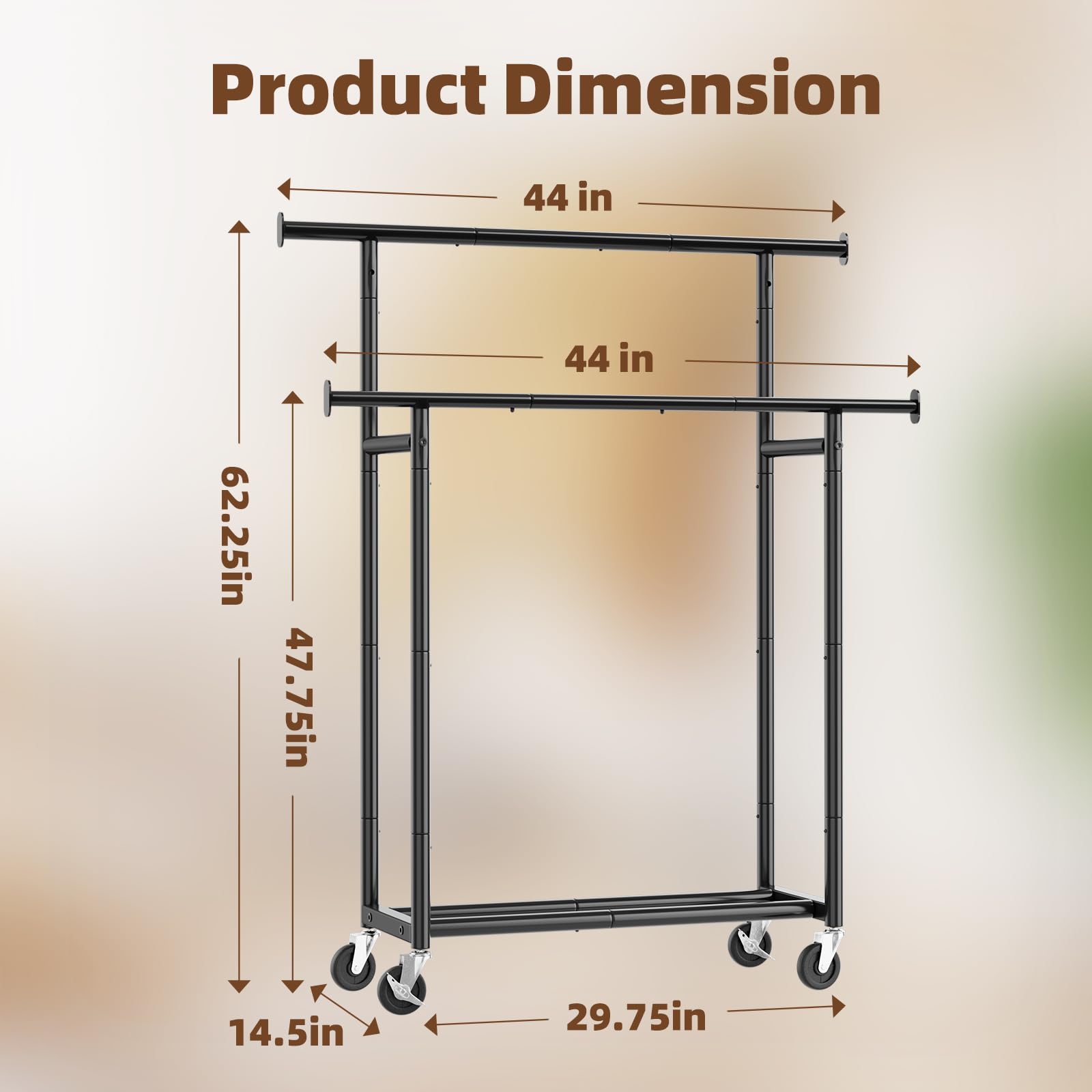 Simple Trending assembly-ready rack with included tools