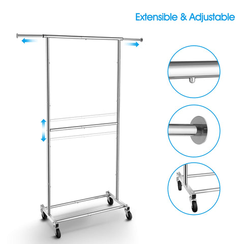Simple Trending adjustable middle rod fits pants and shirts