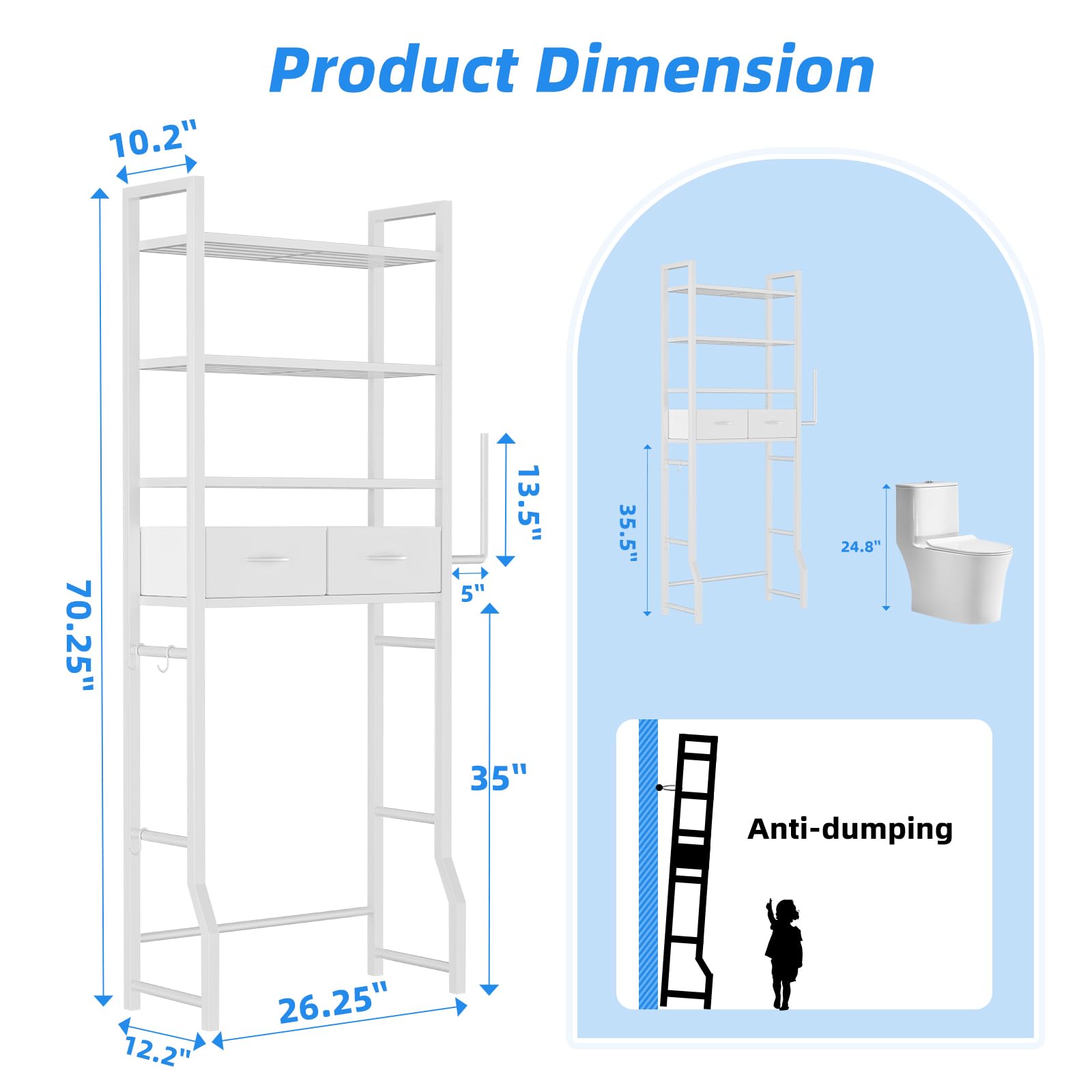 Simple Trending easy-assembly design saves setup time