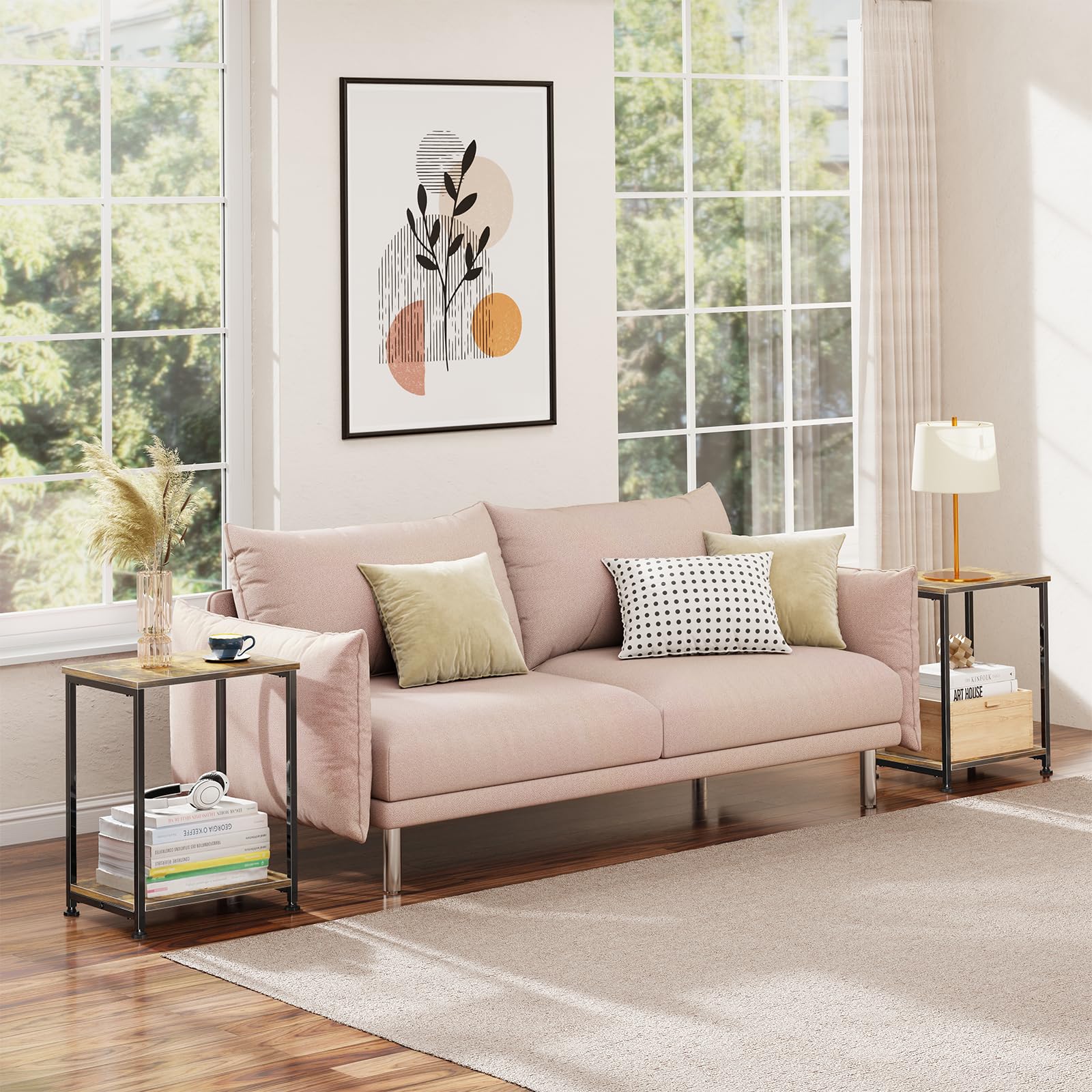 Simple Trending end table uses water-resistant materials for easy cleanup