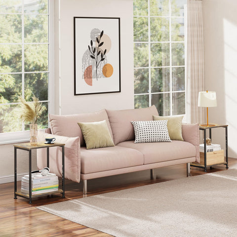 Simple Trending end table uses water-resistant materials for easy cleanup
