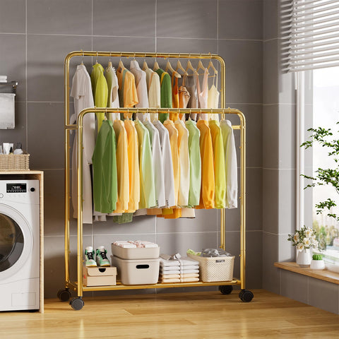 Simple Trending heavy-duty steel construction supports coats and accessories securely.