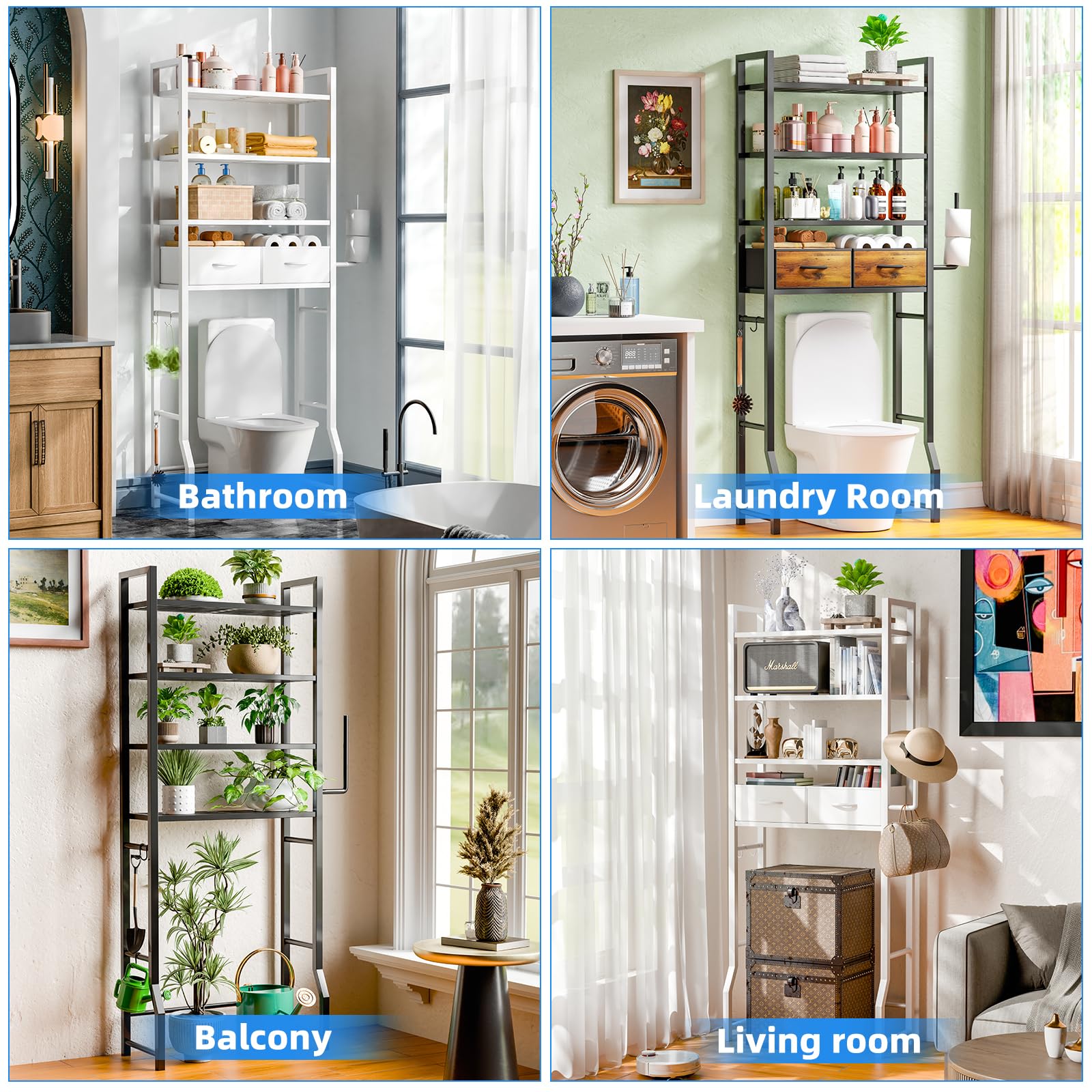 Simple Trending multi-functional storage suits bathroom, kitchen, or living spaces