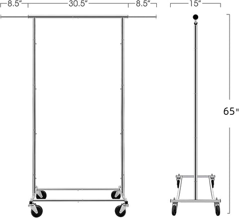 Simple Trending rack dimensions extend from 30.5 to 47.5 inches.