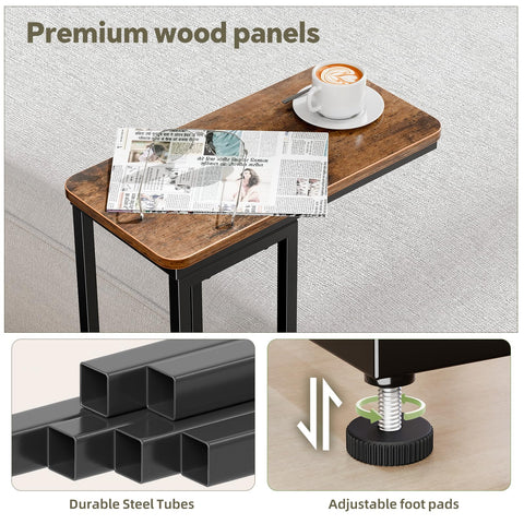 Simple Trending sturdy square steel frame provides lasting stability.