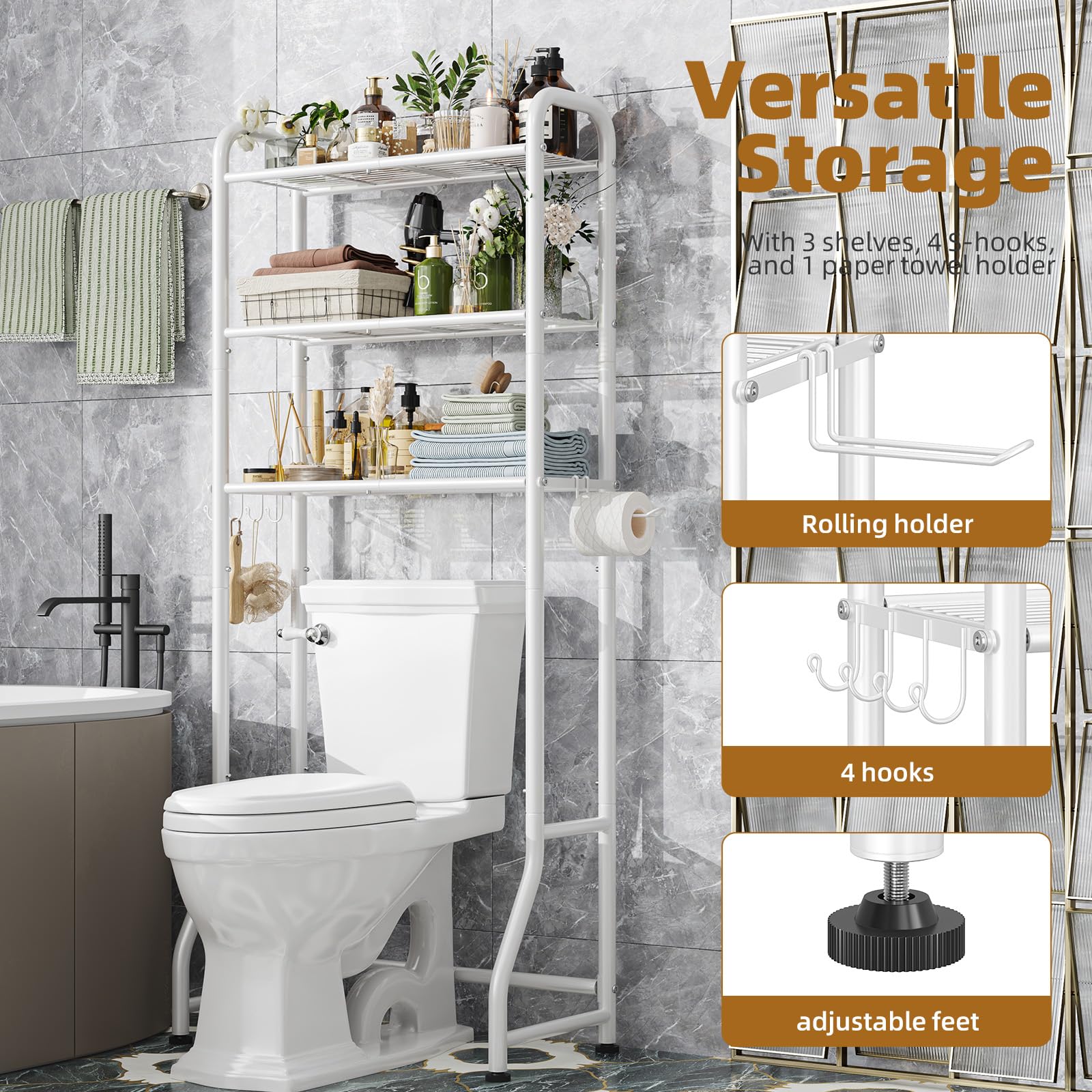 Simple Trending waterproof coating resists rust for durable bathroom use.