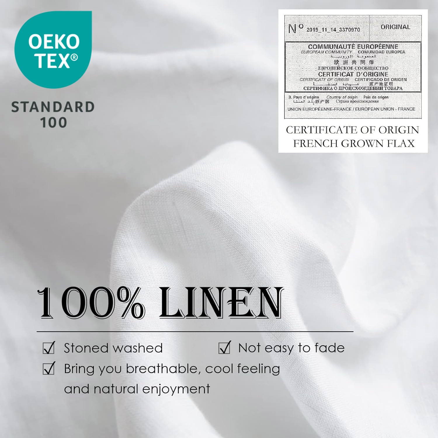 Simple&Opulence euro sham close-up showing overlap closure for secure pillow