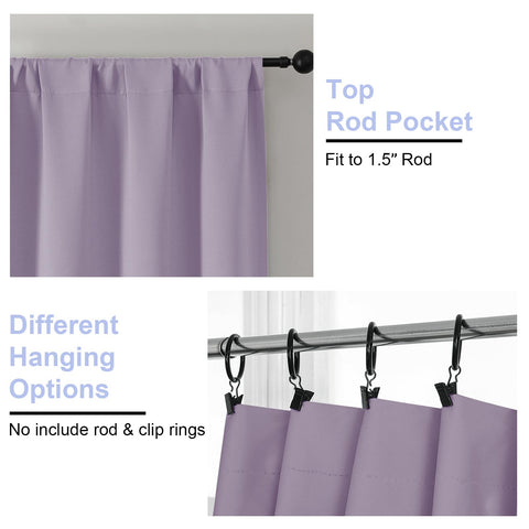 Simplebrand Ava Lilac clip-style hanging option shown