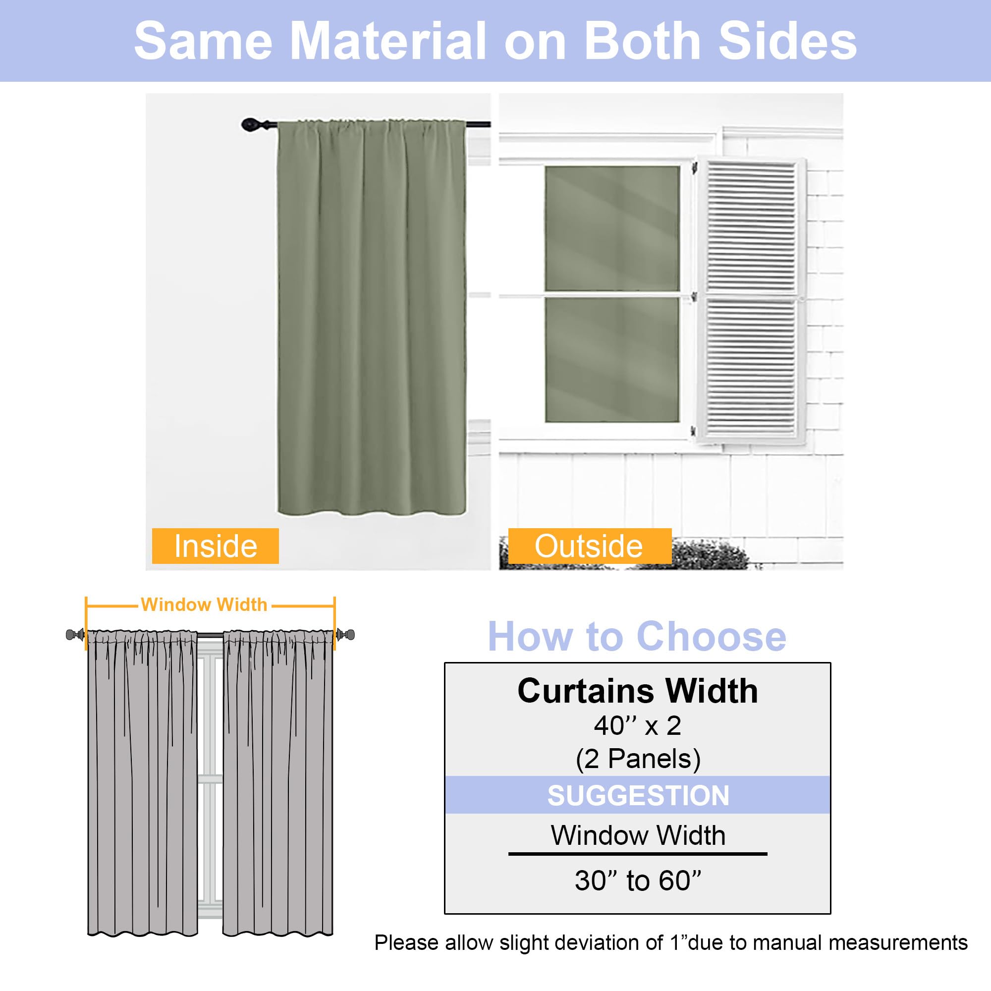 Sage green Simplebrand Ava curtains suitable for bedroom or living room