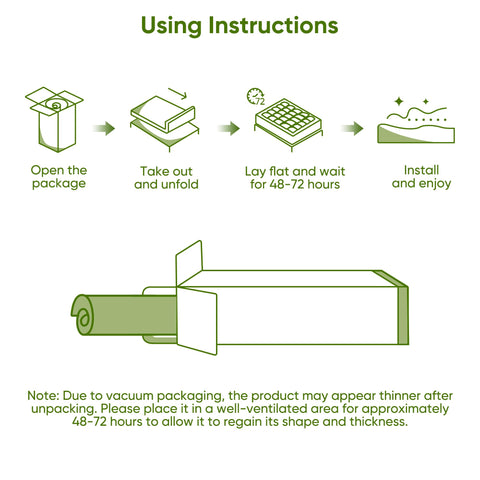 Simpledad topper fits mattresses up to 21 inches thick.