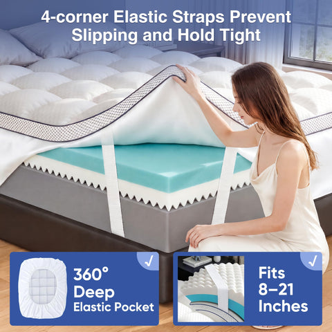Simpledad King reversible dual-firmness surface for soft or firm support
