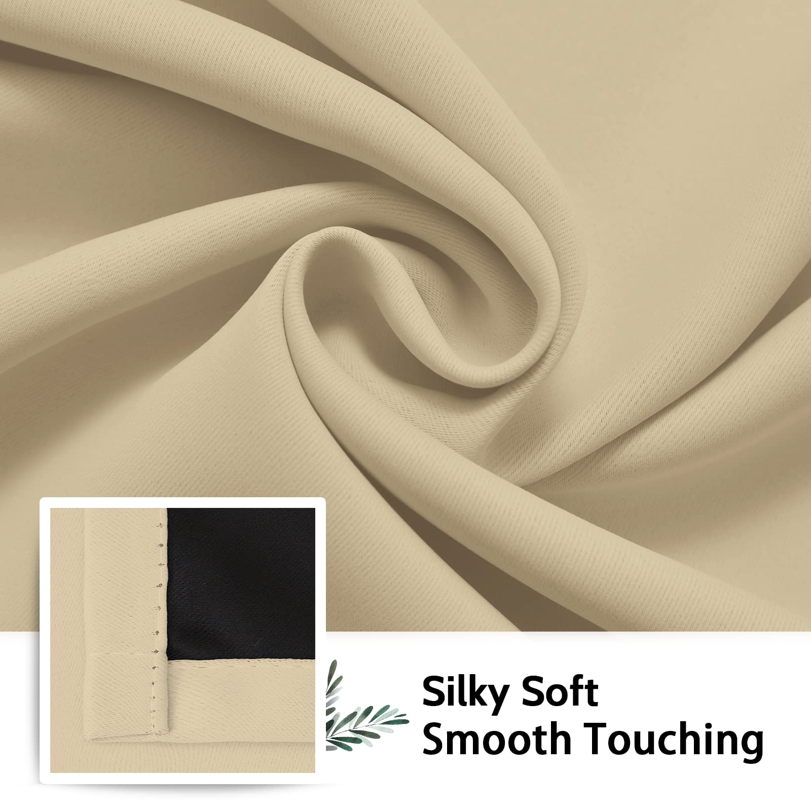 SimpleHome easy-care curtains are machine washable for quick maintenance
