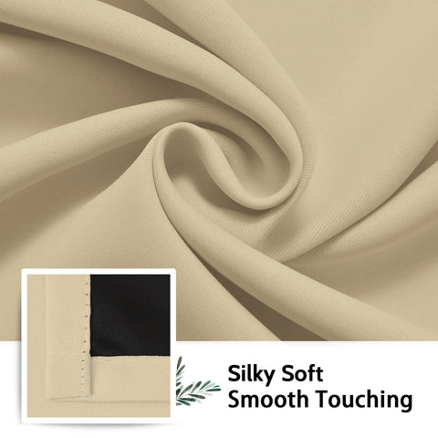 SimpleHome easy-care curtains are machine washable for quick maintenance