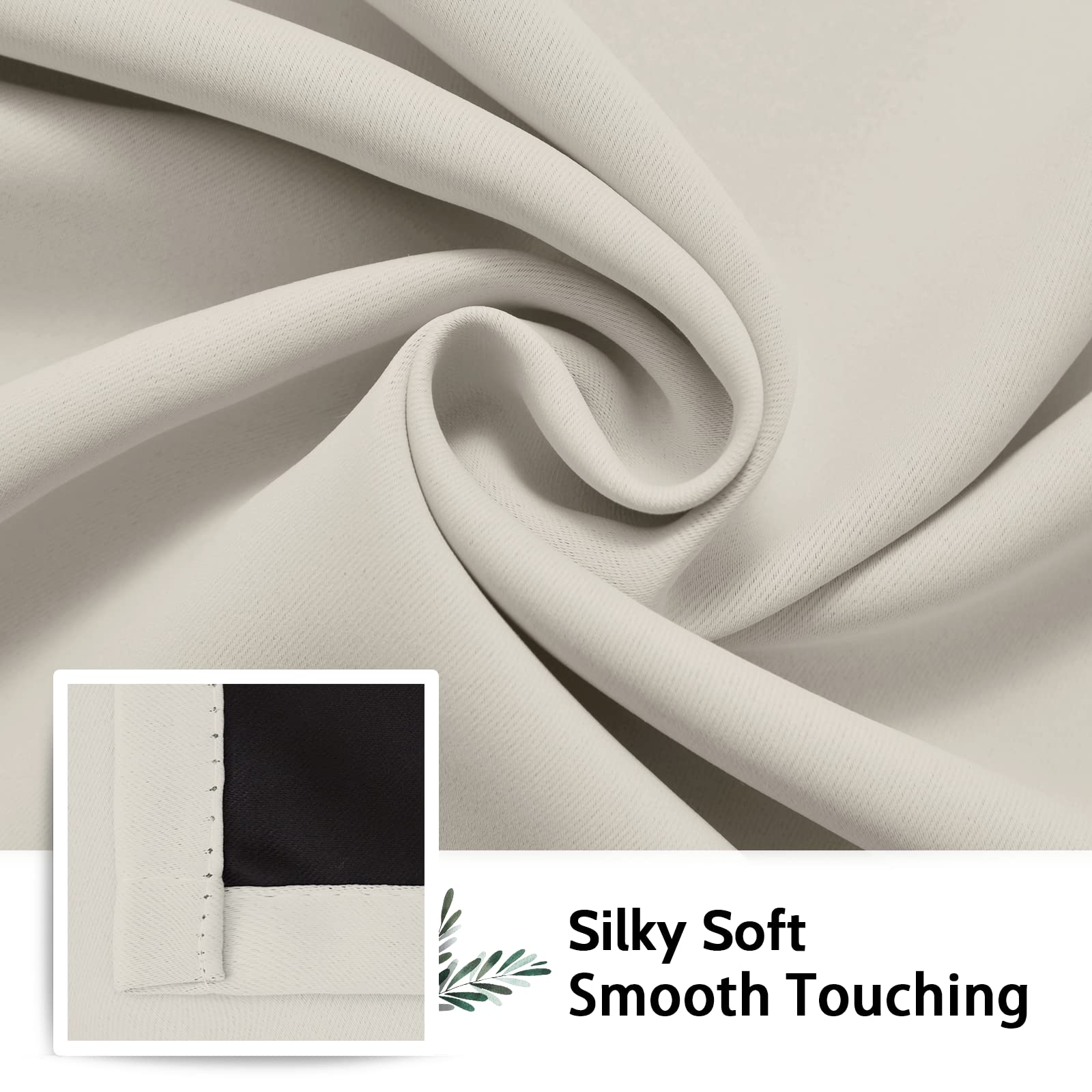 SimpleHome living room cream curtains showcasing versatile decor