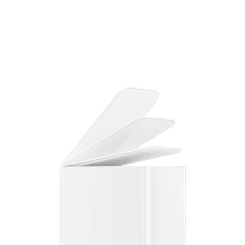simplehuman 5-liter capacity suited for small bathrooms and daily use