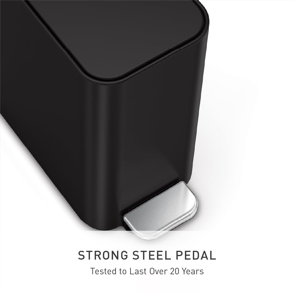 simplehuman 5L Slim uses Code B liners for a snug, secure fit.