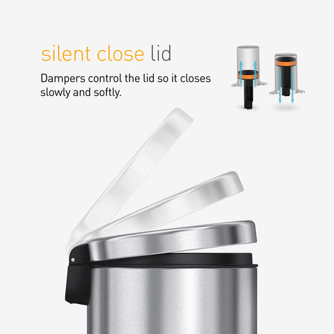 simplehuman code A liners fit this can perfectly without slipping.
