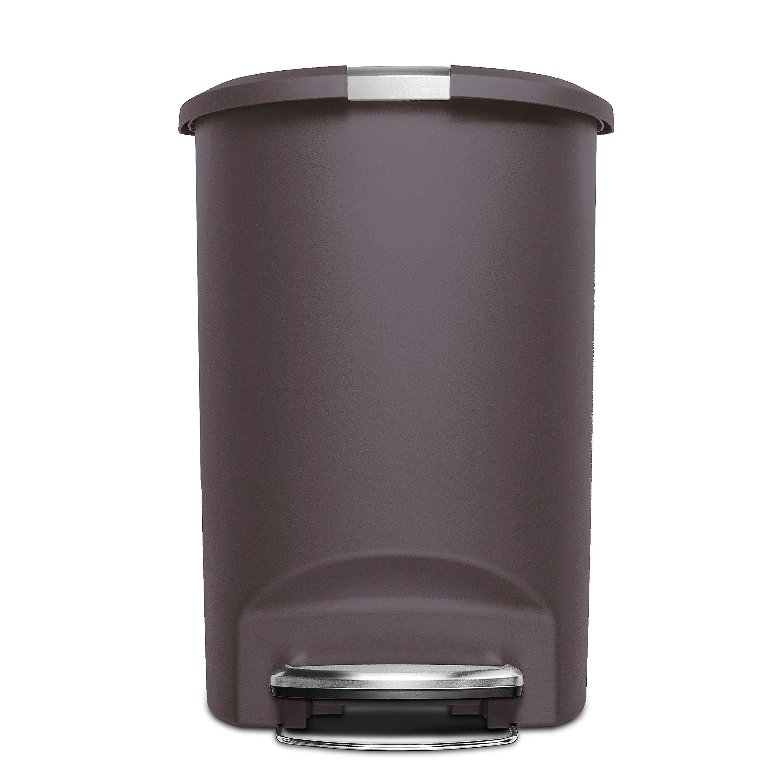simplehuman code p liner fit keeps liners secure and hidden for a clean look