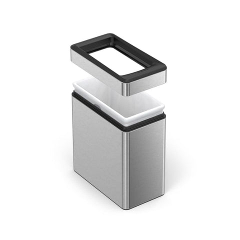Simplehuman code R liners fit perfectly to prevent slips and tears.