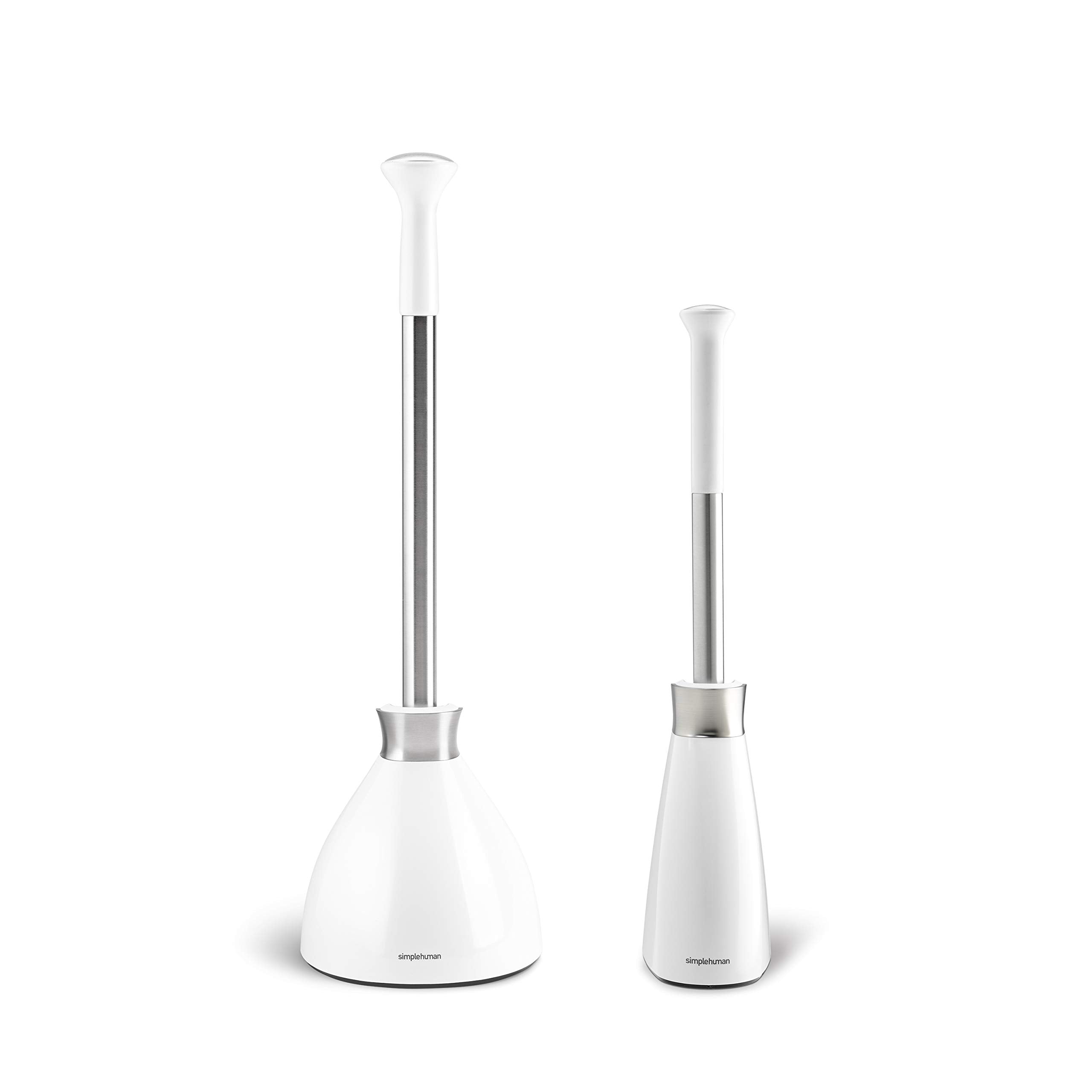 Slim, dome-shaped cover stores the brush hygienically when not in use.