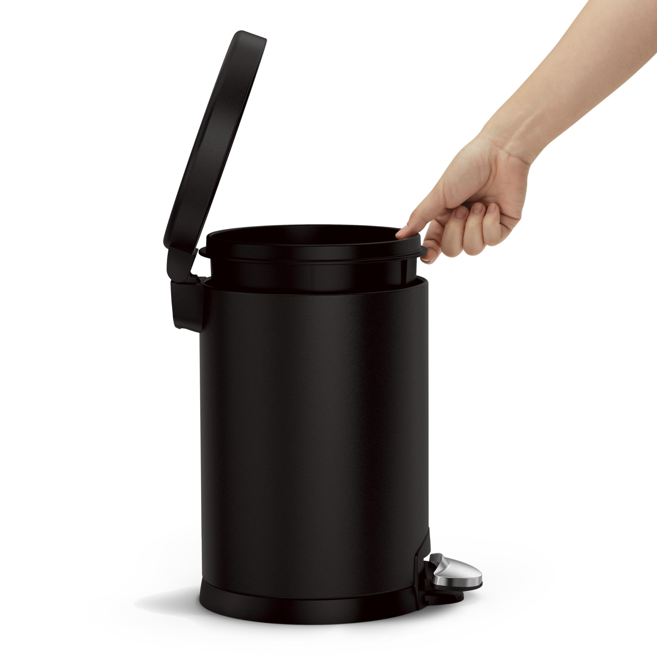 simplehuman inner bucket removable for easy trash disposal